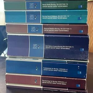 Full set of ATI NCLEX Test Prep Books & DVDs- RN Study Guides